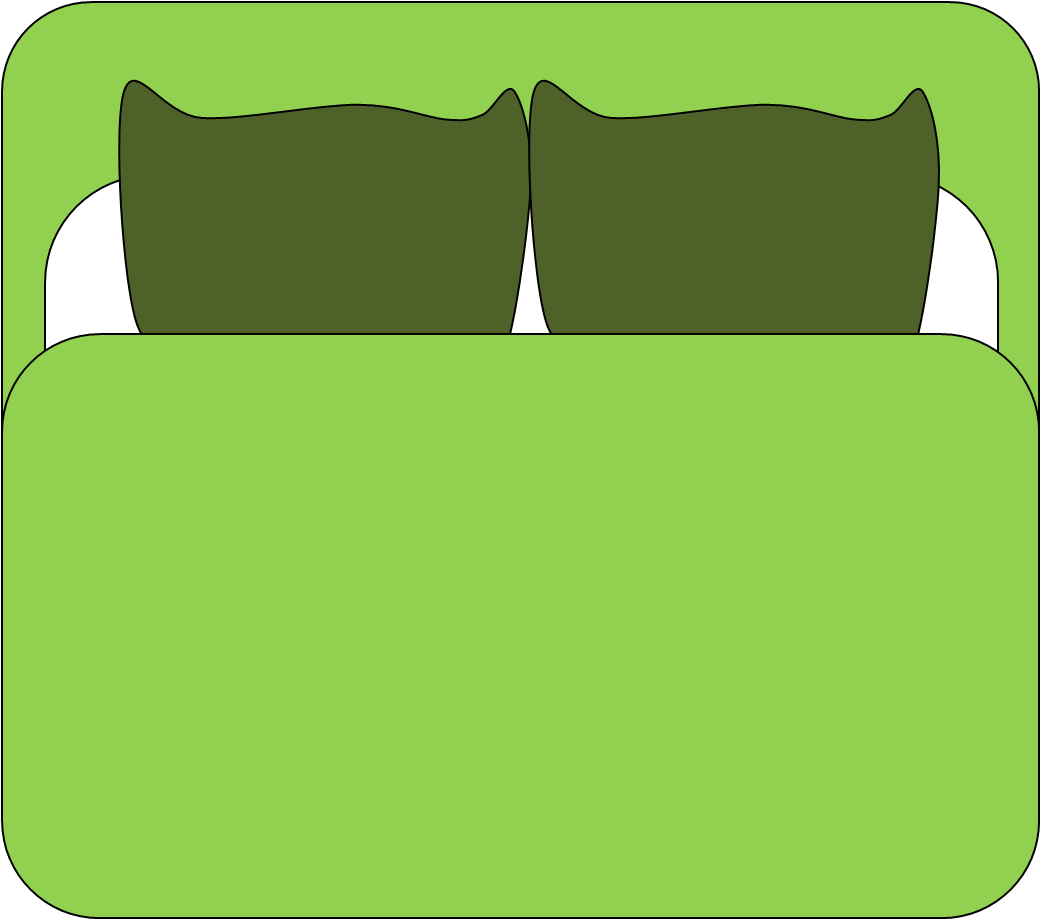 Bed 4 | Free Images at Clker.com - vector clip art online, royalty ...