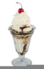 Ice Cream Sundaes Clipart Image