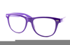 Purple Nerd Glasses Image