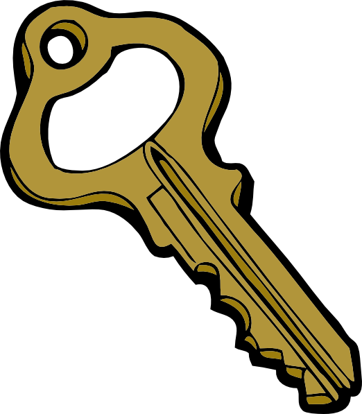 clipart large key - photo #1