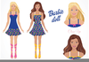 Free Paper Doll Clipart Image