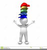 Multiple Hats Clipart Image