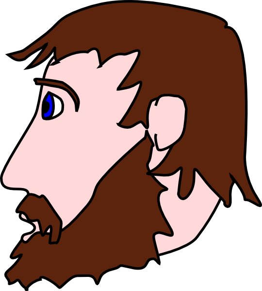 man with beard clipart - photo #4