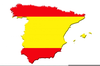 Map Of Spain Clipart Image