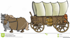 Cartoon Covered Wagon Clipart Image