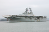 Uss Bonhomme Richard (lhd 6) Pulls Into San Diego Harbor Image