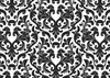 Damask Black And White Wallpaper Image