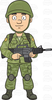 Army Cartoon Clipart Image