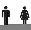 Women Restroom Clipart Image