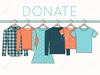 Clothing Donation Clipart Image