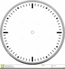 Empty Clock Clipart Image