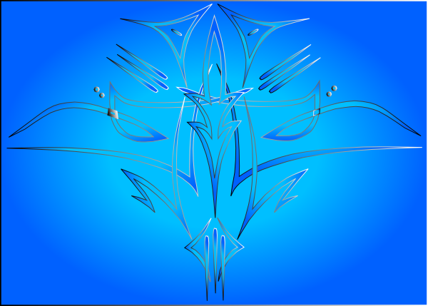 Pinstripe-blue Clip Art at Clker.com - vector clip art online, royalty