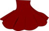 Red Skirt Clip Art