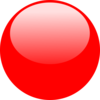 Bubble Red Icon Clip Art