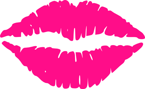 free clipart pink lips - photo #3