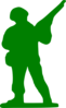 Green Soldier Clip Art