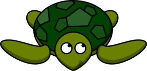 Turtle Looking Right-up Clip Art