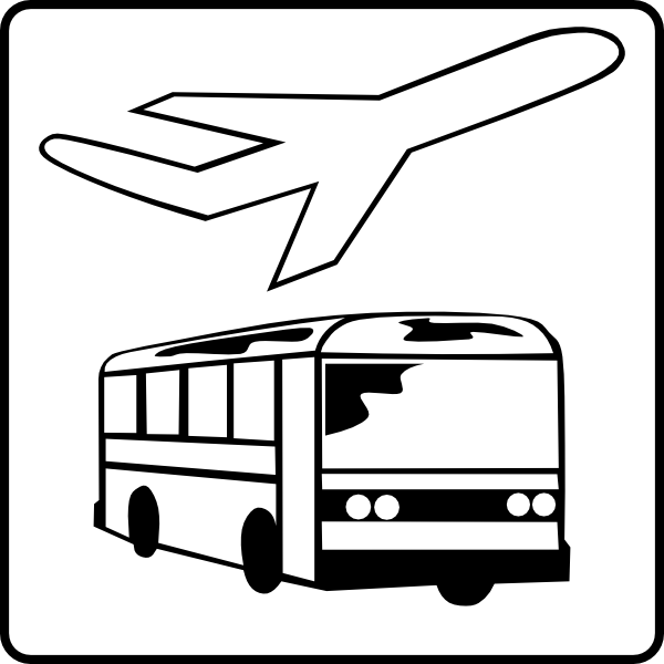 free black and white transportation clipart - photo #8