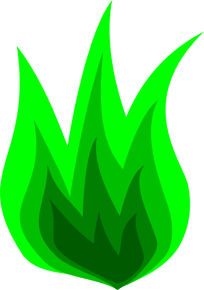 Green Fire 2 Clip Art at Clker.com - vector clip art online, royalty