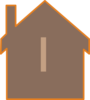 Brown House Clip Art