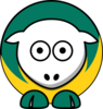Sheep - Siena Saints - Team Colors - College Football Clip Art