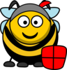 Knight Bee Clip Art