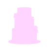 Pink Wedding Cake Clip Art