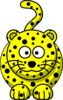 Yellow Leopard Clip Art