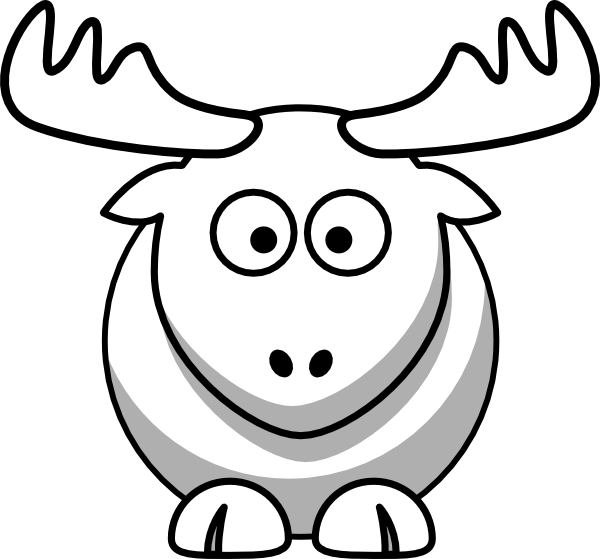 Elk Outline Elk Outline Clip Art at Clkercom vector clip art online