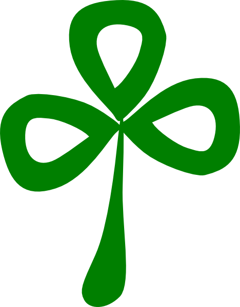 clip art 3 leaf clover - photo #8