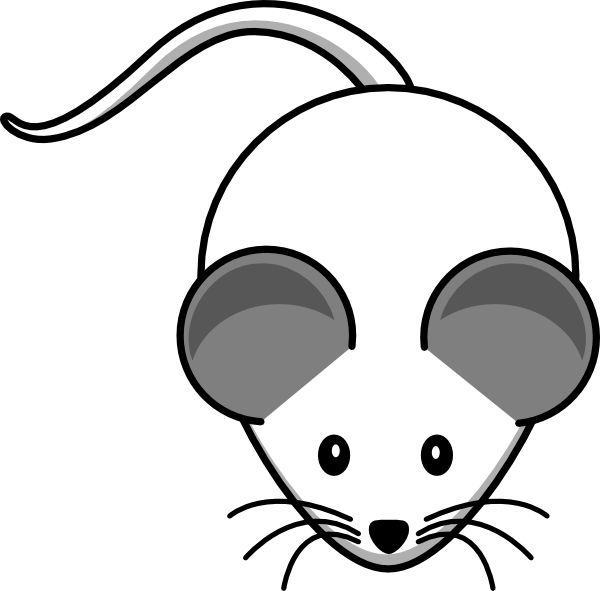 white mouse clip art - photo #15