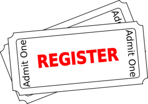 Register Ticket Admit Button  Clip Art