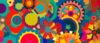 Colorful Pattern Mixed Wallpaper Clip Art