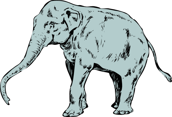 free girl elephant clip art - photo #40