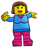Brick Toy Box Minifigures Drawings Girl Image