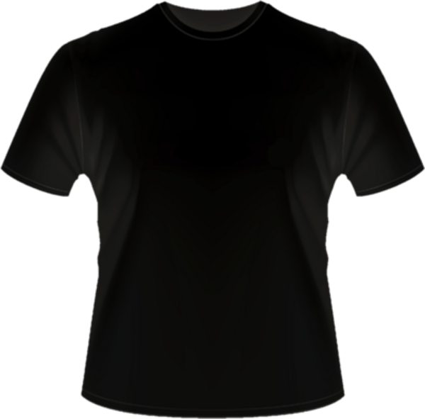 Black Tee Shirt Psd | Free Images at Clker.com - vector clip art online