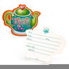 Free Clipart Of Tea Party Image