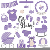 Pumpkin Baby Shower Clipart Image