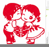 Couple Blessing Clipart Image