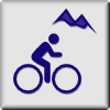 Hotel Icon Mountain Biking Clip Art
