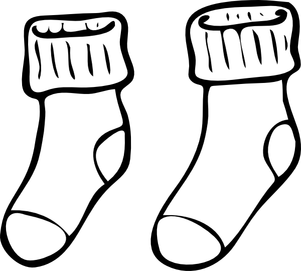 pair of socks coloring pages - photo #8