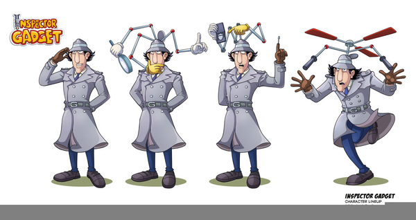 Animated Inspector Gadget Clipart | Free Images at Clker.com - vector
