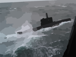 The Norwegian Ula Class Submarine Utstein (knm 302) Participates In Nato Exercise Odin-one Clip Art