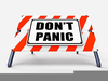 Stay Calm Clipart Image