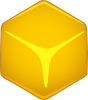 Yellow 3d Cube Clip Art