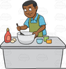 Free Clipart Man Grilling Image