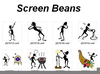 Free String Bean Character Clipart Image