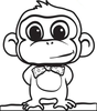 Free Printable Monkey Clipart Image