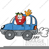Riding In Car Clipart Image
