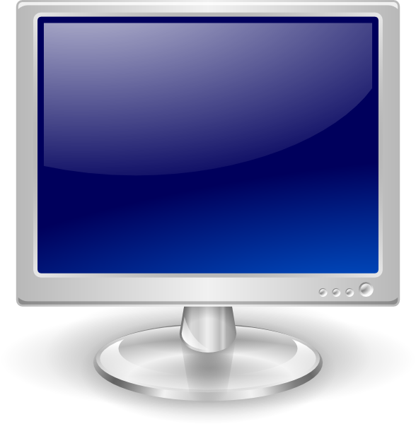 computer monitor clipart - photo #2
